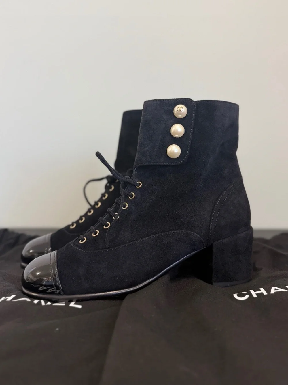 Chanel Suede Boots